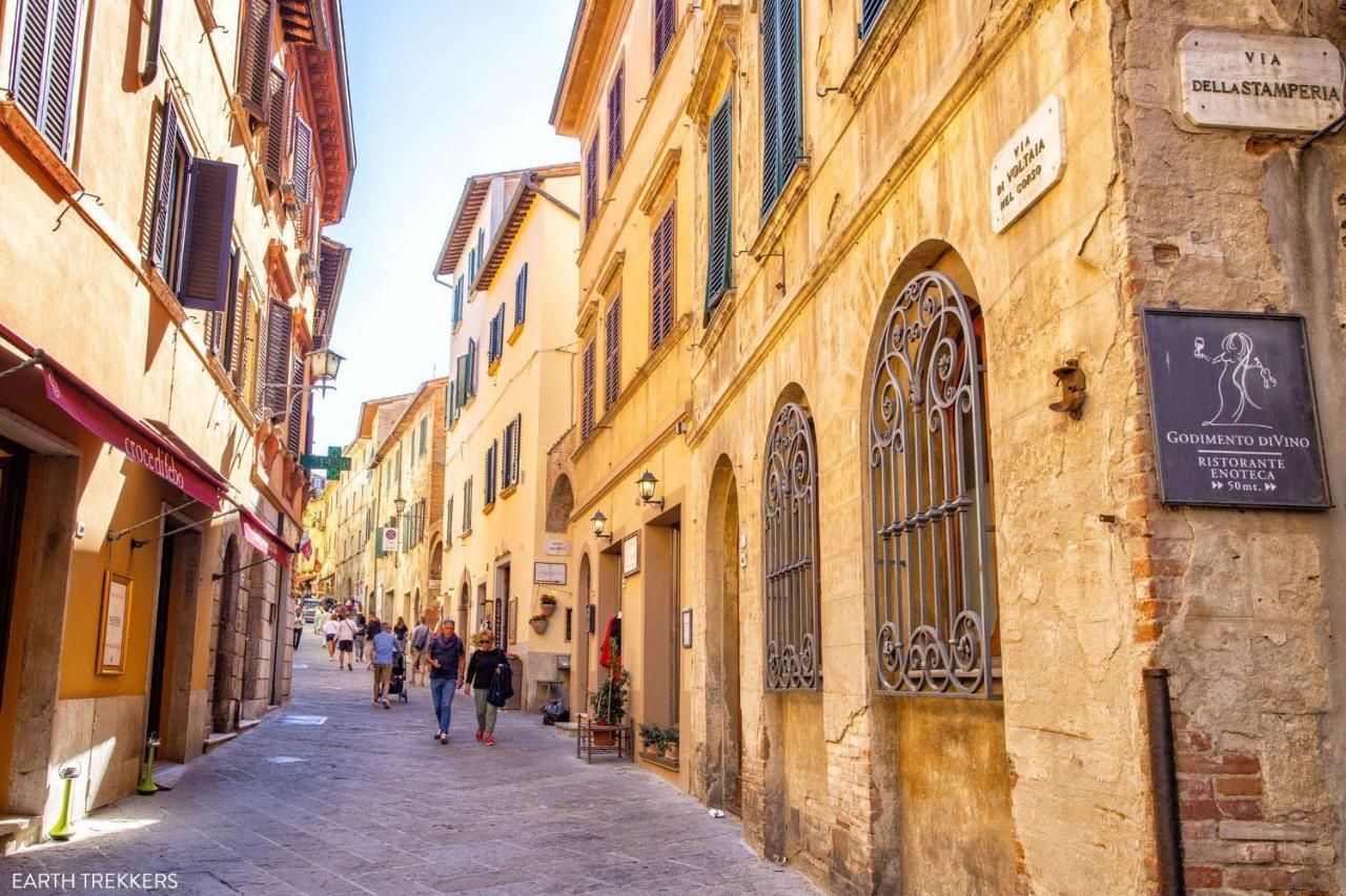 Il Palco Montepulciano, Vista Incredibile, 150Mt Da Piazza Grande Apartment ภายนอก รูปภาพ