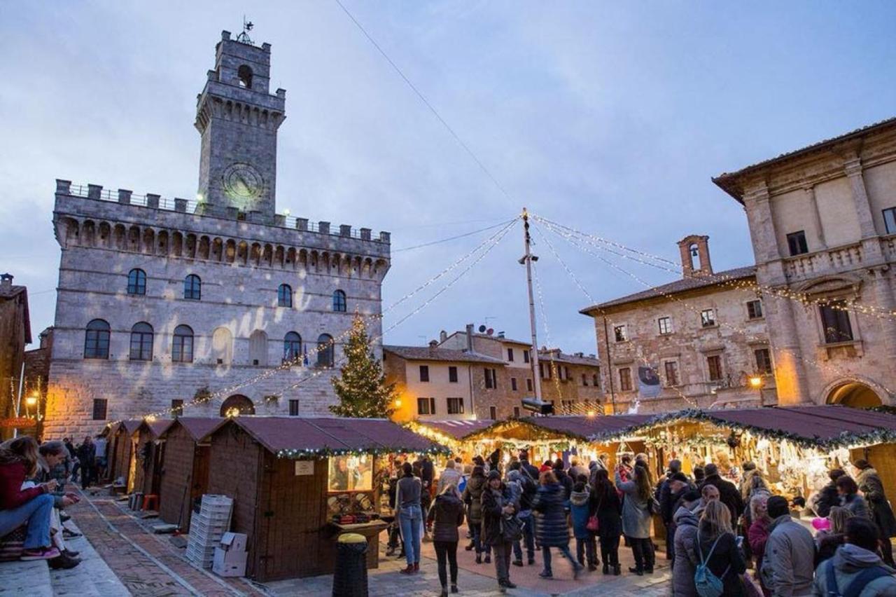 Il Palco Montepulciano, Vista Incredibile, 150Mt Da Piazza Grande Apartment ภายนอก รูปภาพ